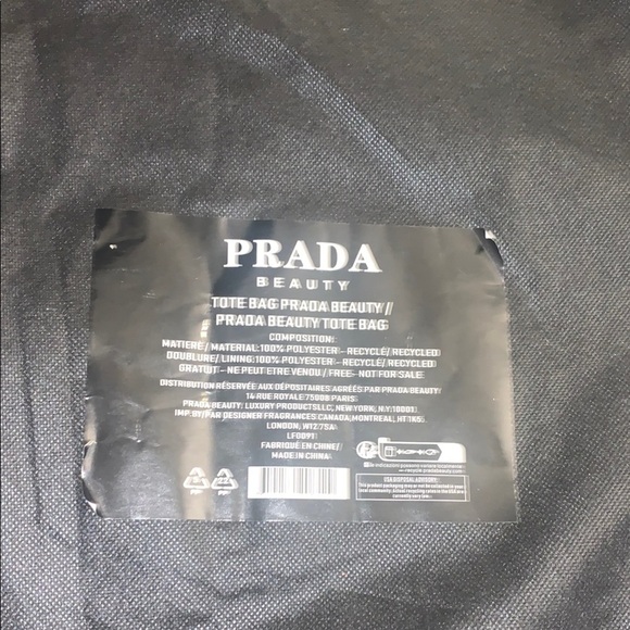 Prada Black Tote with Mint Interior with attached Baby NEW - Picture 5 of 7